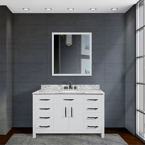 Oceanic6 Solutionz Verde Silver Grey Bathroom Vanity