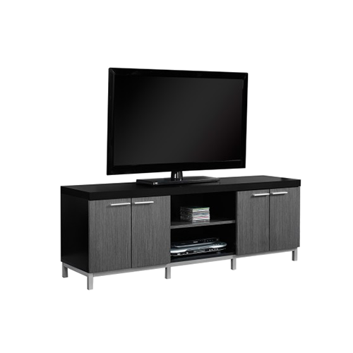 Oceanic6 Solutionz Silver Grey  Hollow Core Metal TV Stand