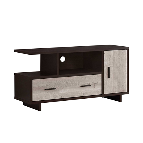 Oceanic6 Solutionz Taupe Reclaimed Wood Look Tv Stand