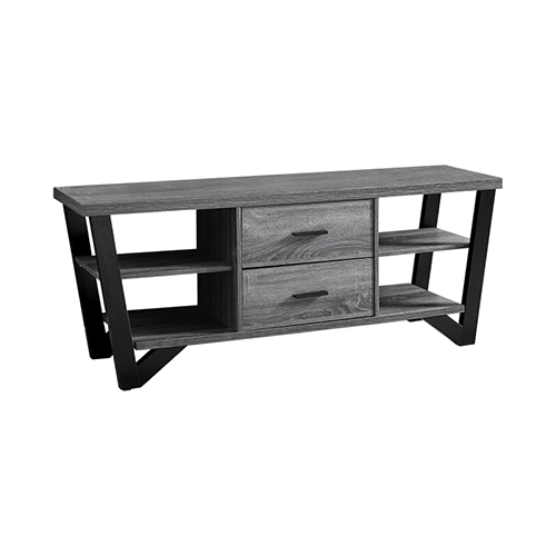 Oceanic6 Solutionz Metal TV Stand With 2 Drawers