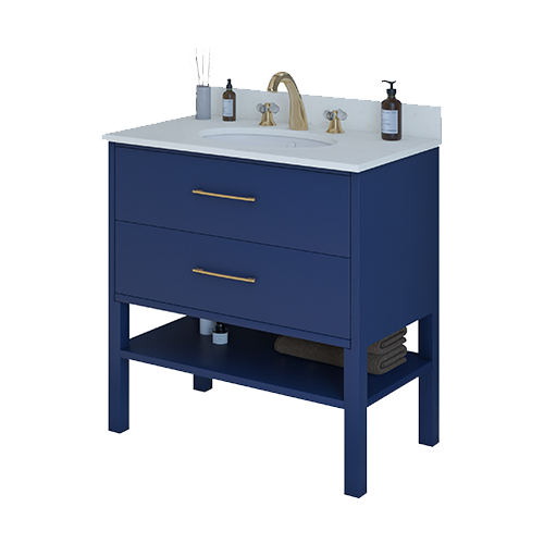 Oceanic6 Solutionz Thames Blue Bathroom Vanity