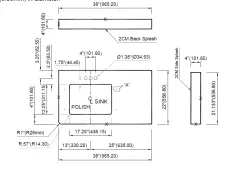 Detailed CAD Drawing for Bathroom Vanity