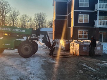 Container tracking shipment monitoring granite quartz real time updates USA delivery