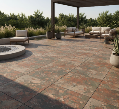 Outdoor porcelain pavers tile